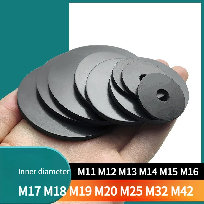 Seal Washer M11 M12 M13 M14 M15 M16 M17 M18 M19 M20 M25 M32 M42 Black Rubber Flat Washer Seal Ring Gasket