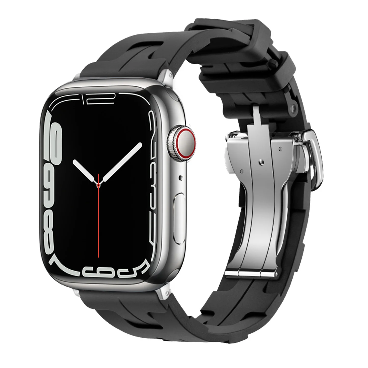 Kilim Single Tour Silicone Band For Apple Watch Band 44mm 40mm 45mm 49mm 41mm 38 42 bracelet iwatch series se 3 6 7 8 9 ultra 2