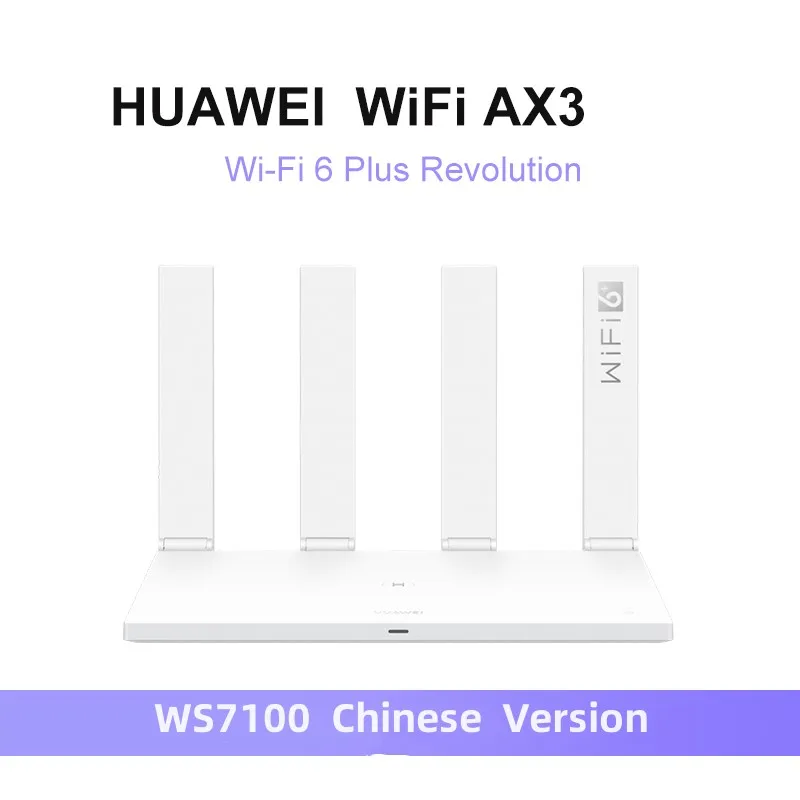 

Chinese Version Huawei WiFi Router AX3 Pro Dual-Core Amplifier Wireless Router 2.4&5G WiFi 6 + 3000Mbps NFC Repeater Wi-Fi