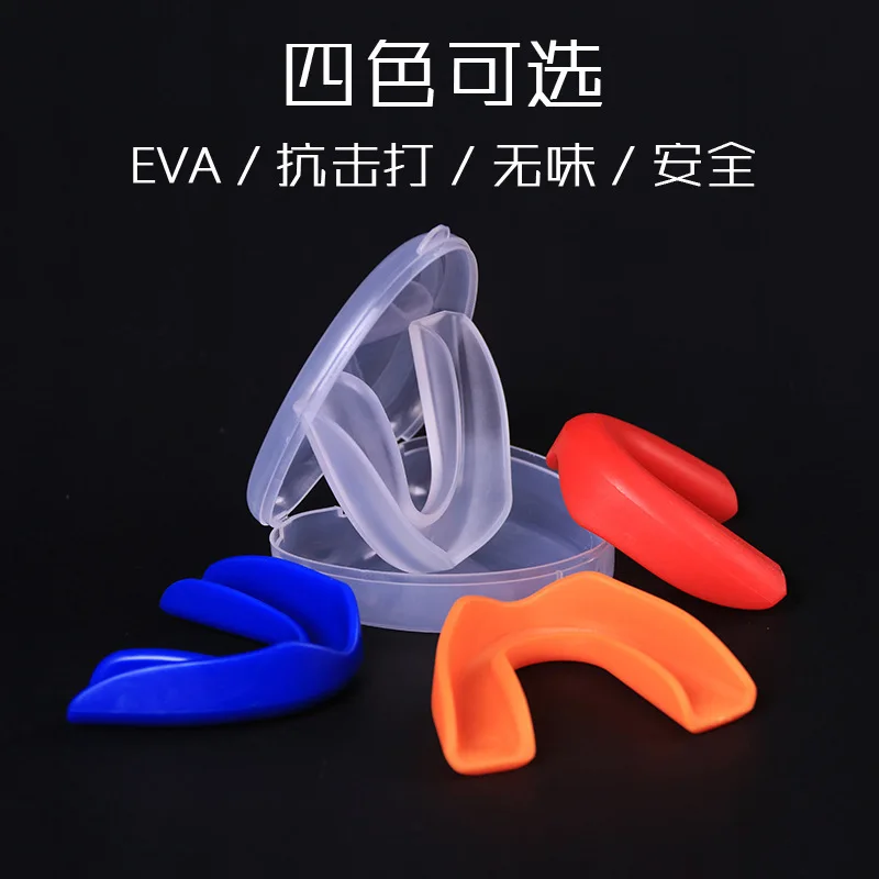 Sport Mouth Guard EVA Teeth Protector Kids Adults Mouthguard Tooth Brace Protection Basketball Rugby Boxing Karate