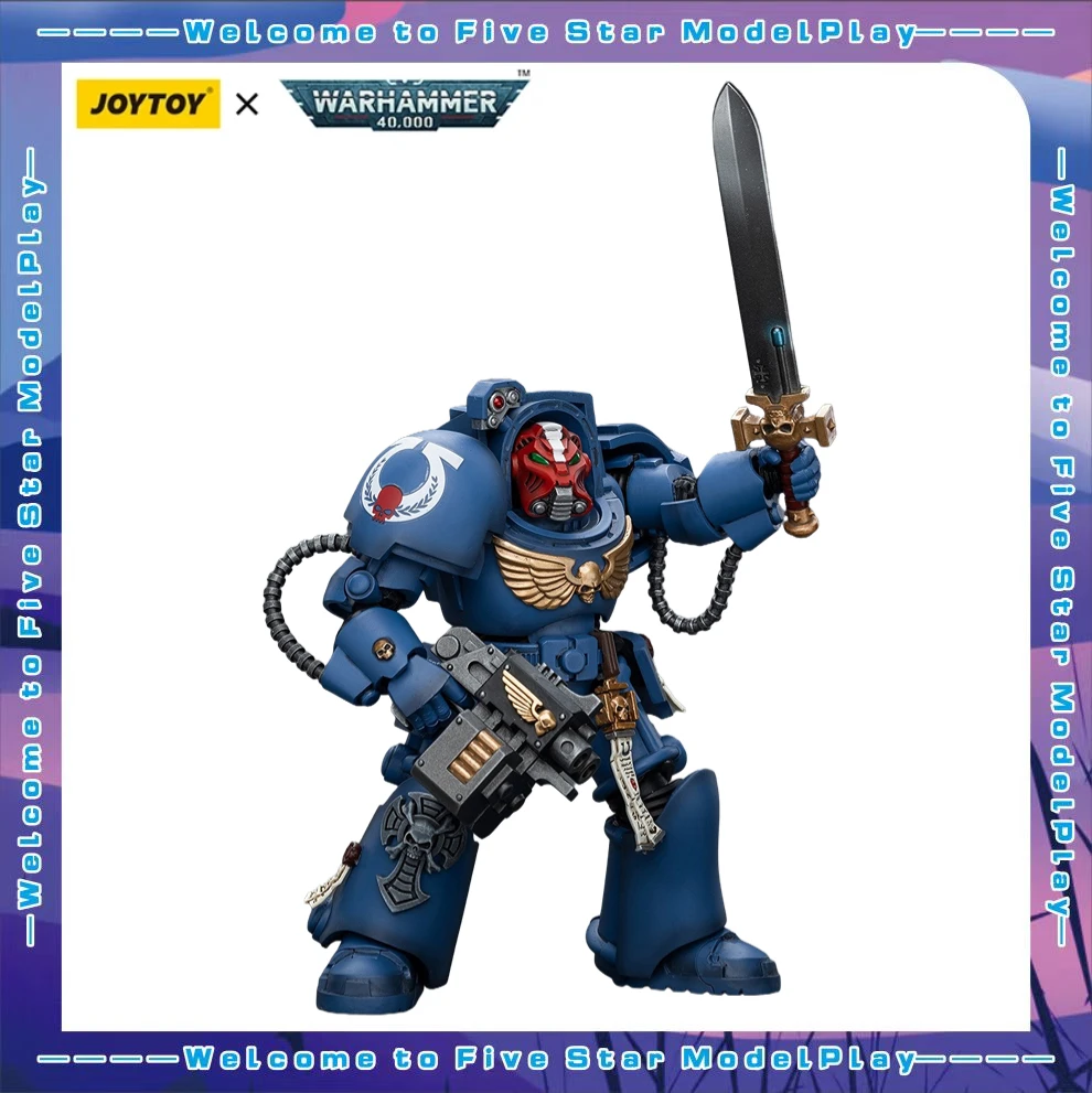 

【FS】JOYTOY Warhammer 40K Scale 1/18 ActionFigures Ultramarines Terminator Squad Models Toys Gifts