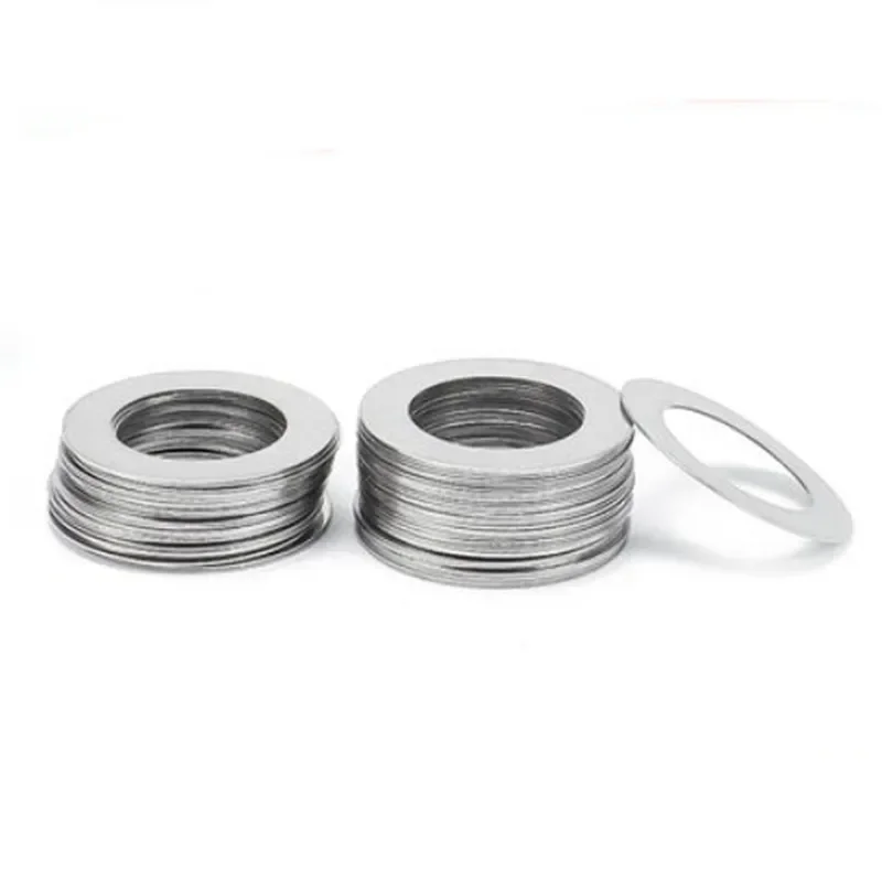 10/100PCS 304 Stainless Steel Flat Washer M3 M4 M5 M6 M8 M10 M12 M15 M16 M17 M18-M40 rondelle Sealing Plain Washers Spacer Shim