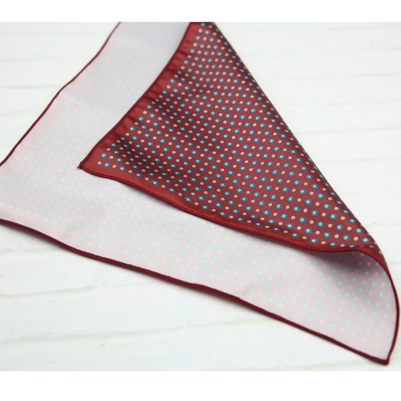 2026 Негабаритный шелковистый карманный квадрат для мужчин 27 см, роскошный карман в горошек с цветочным принтом, свадебный платок, пейсли, нагрудное полотенце, костюмы, шарф