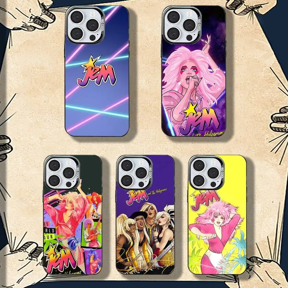 

J-Jems And The H-Hologram Phone Case For iPhone 16,15,14,13,12,11,8,7,Pro,Max,Plus,Mini,XS,SE Shockproof Matte Cover