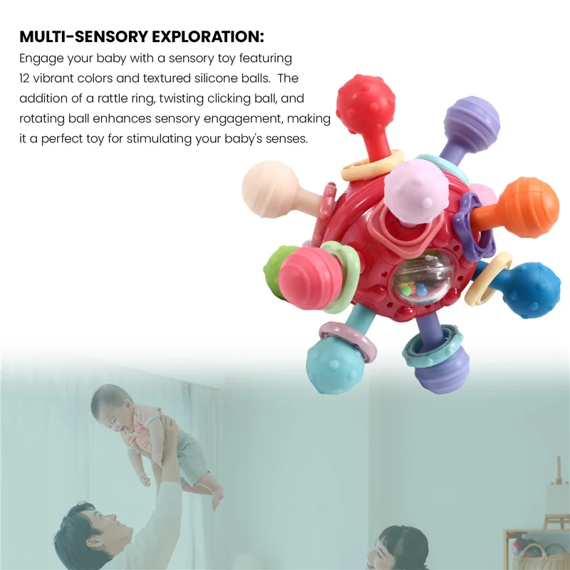 

DELAM-Baby Montessorisensory Toys, Suitable For 0-6 Years And 6-12 Months, Teething And Developing Toys.