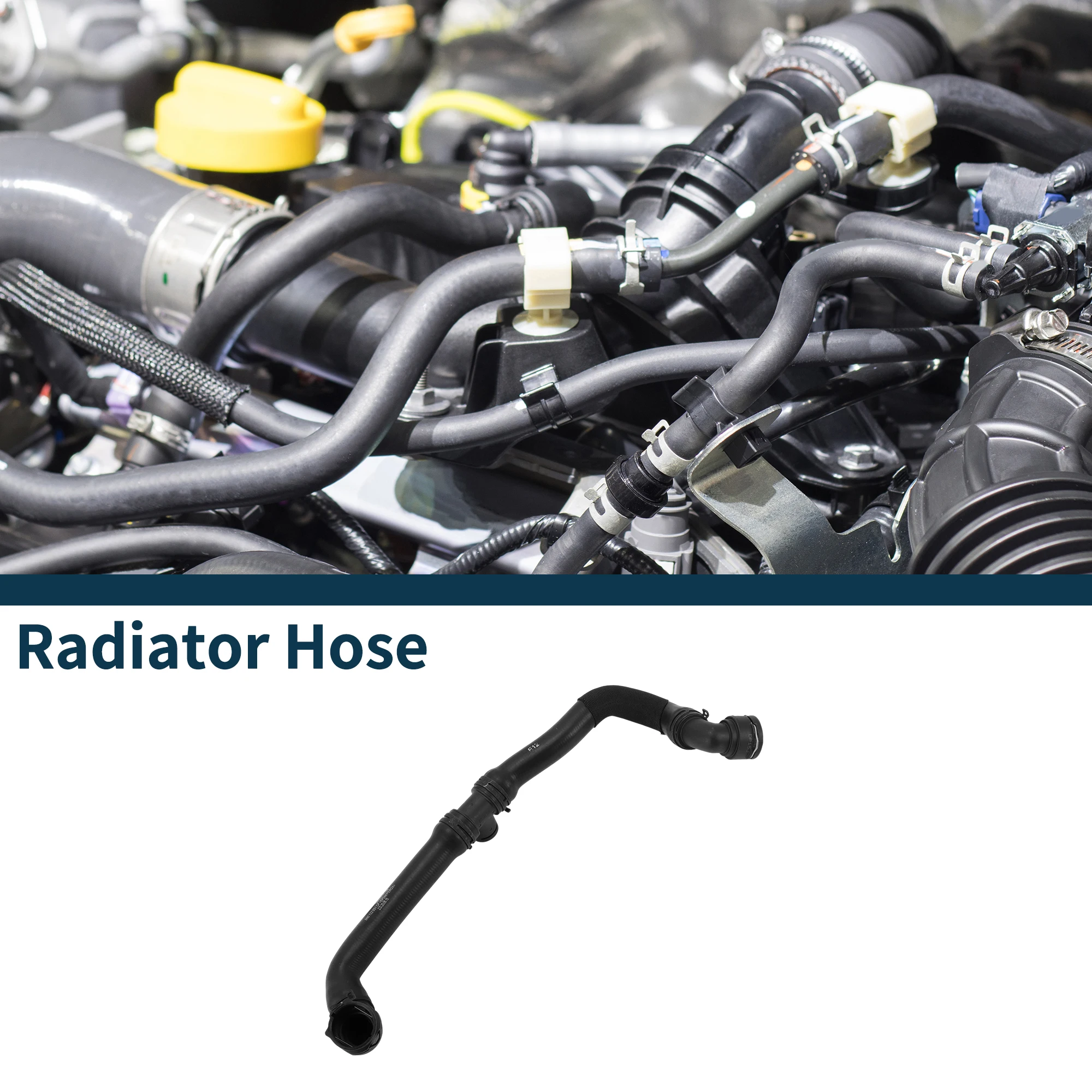 

UXCELL Radiator Hose for Audi Q3 2013-2018 No.5N0122051CF Rubber Downpipe