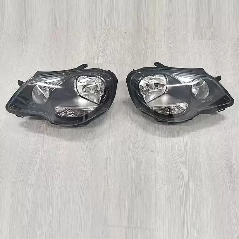 Headlight Taillight for Volkswagen VW POLO 2006-2010 Modified Head Lamp Red Black Rear Lamp Turn Signal