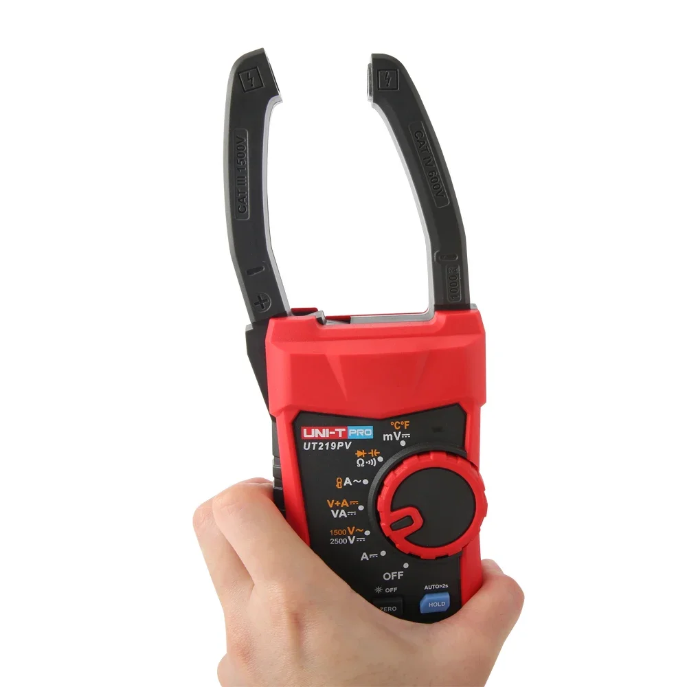 UNI-T UT219PV AC/DC Clamp Mete คีมแอมป์มิเตอร์โวลต์มิเตอร์ 1000A 2500V PEAK LPF วัดบลูทูธแบบดิจิตอลมัลติมิเตอร์