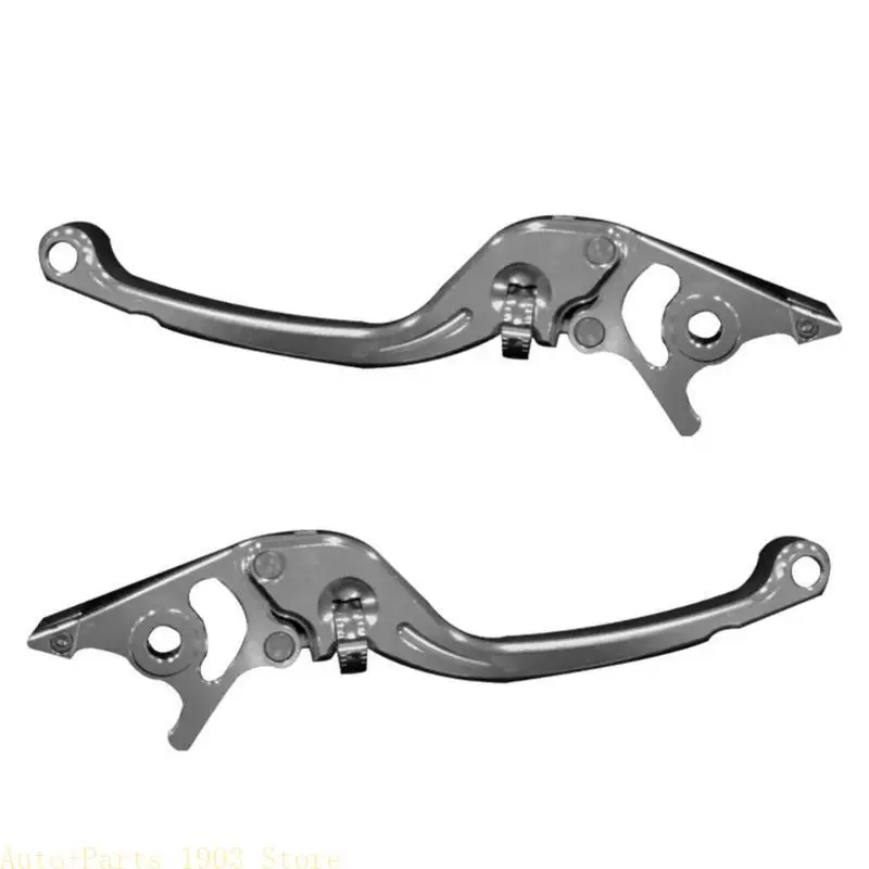 

E21C Left Right Clutch Brake Handle Levers Perch for Motorbike Scooters 1 Pair Handlebar Clutch Lever for Most Model