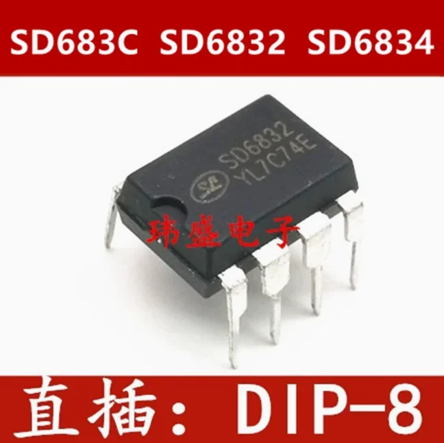 10PCS SD6830 SD6832 SD6834 SD6835 DIP8 Encapsulation LED LCD power supply control chip