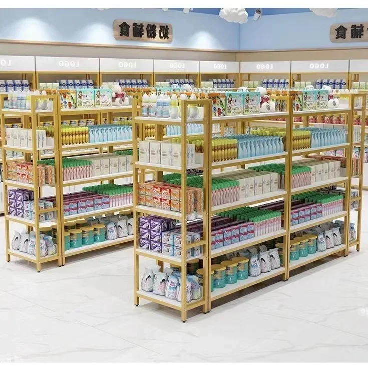 Vitrina Gabinete Zhongdao multicapa Supermercado Estante Zhongdao Estante de exhibición Tai Maternal