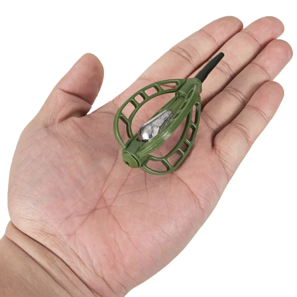 Carp Fish Feeder Bait Cage Tackle Outdoor Fishing Tool Accessories 20/30/40g Carp Fish Feeder Bait Cage Tackle Outdoor Fishing
