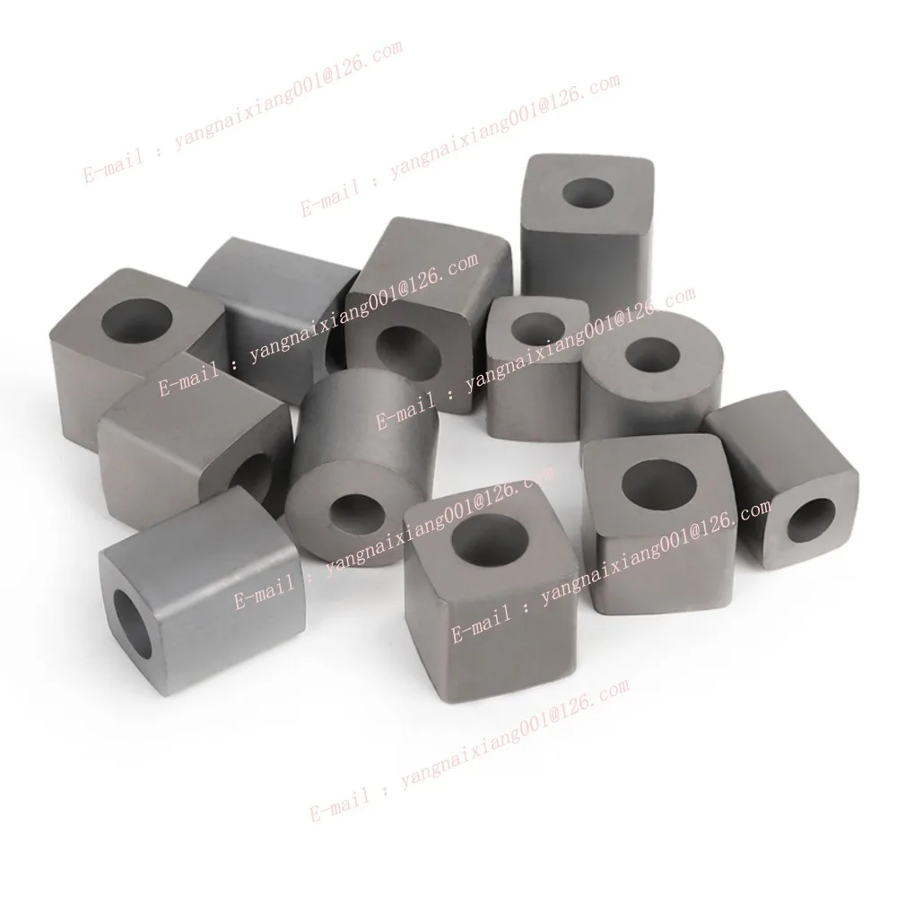 EDM Power Feed Contact Carbide Block ,10x10 12x12 14x14 16x16 20x11mm,Conductive Block ,WEDM Wire Cut Machine Parts