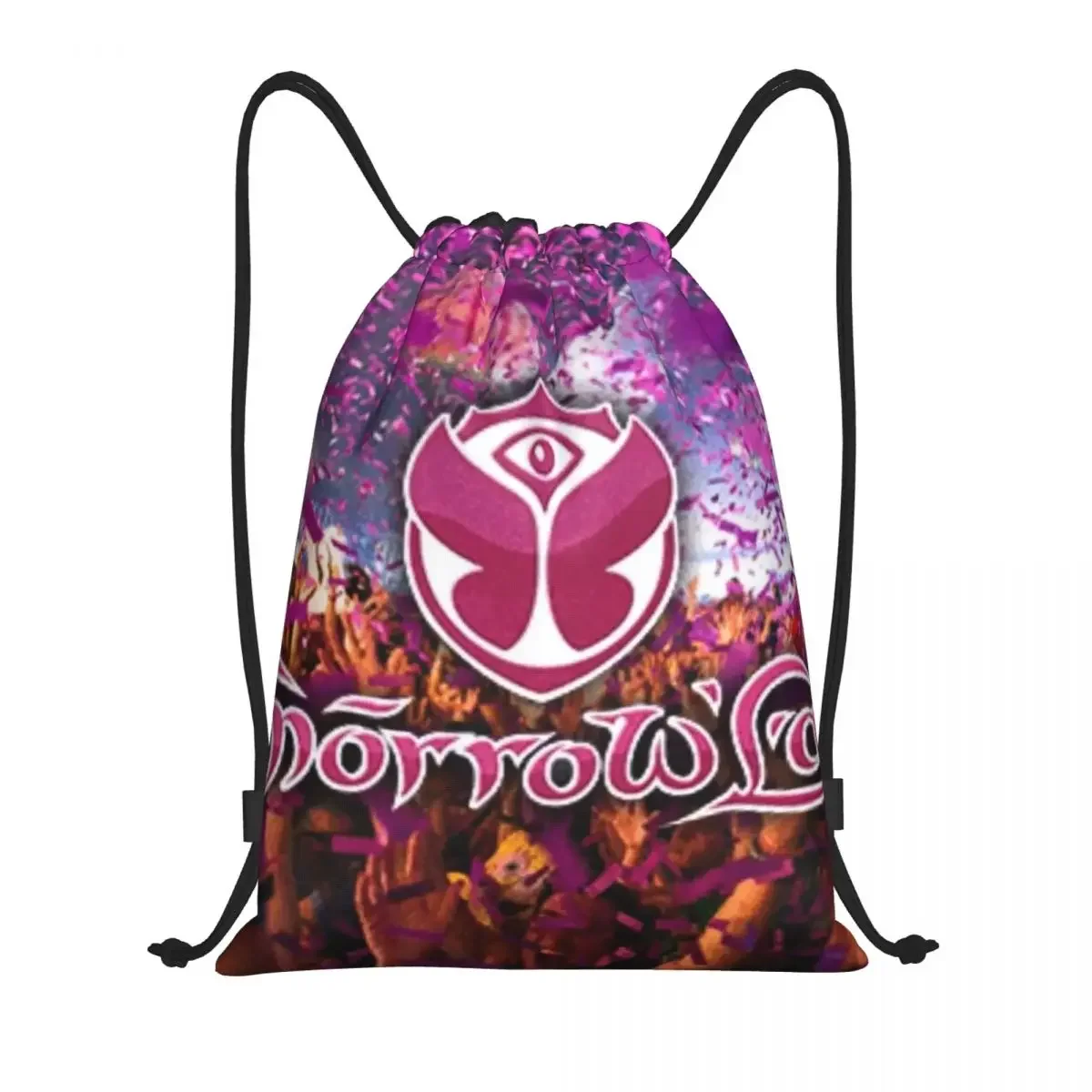 Tomorrowland Drawstring Bags Women Men Foldable Sports Gym Sackpack Gay Hombre Shopping Storage Backpacks