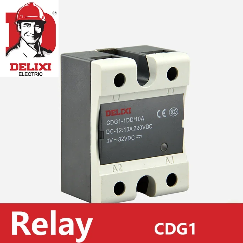 Solid State Relay SR-25DA  -32VDC TO 24-480V AC CDG1-1DA 25A DELIXI