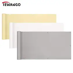 3Colors 100% 300D Polyester Waterproof Balcony Privacy Screen Net Terrace Windproof Fencing Net Rainproof Sun Shading Sails