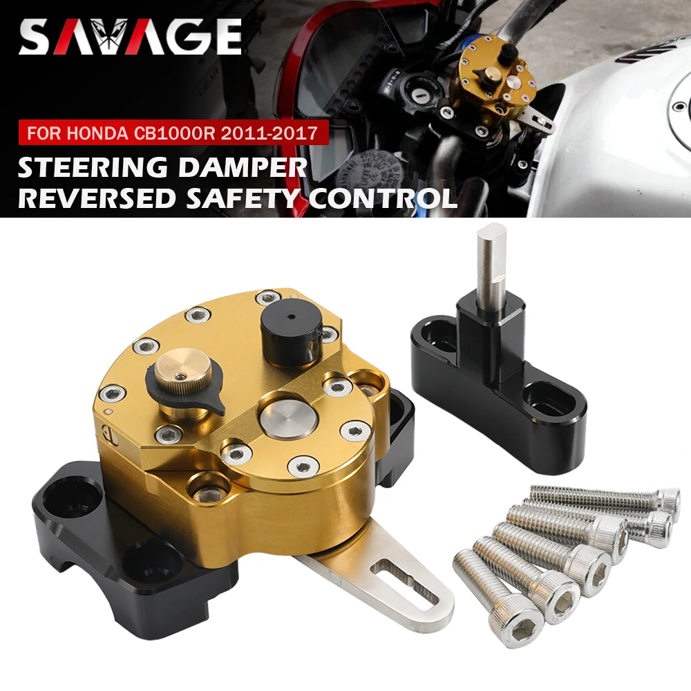 

Стабилизатор рулевого управления для мотоцикла HONDA CB1000R 2011-2017, крепление на руль, комплект для контроля безопасности, CB 1000R