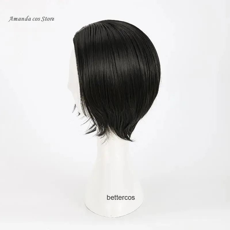 Bear's Den Oosaki أنيمي تأثيري مجوهرات النساء قصيرة سوداء مانغا نانا أوساكي غطاء شعر مستعار مجاني Chri جديد 2025