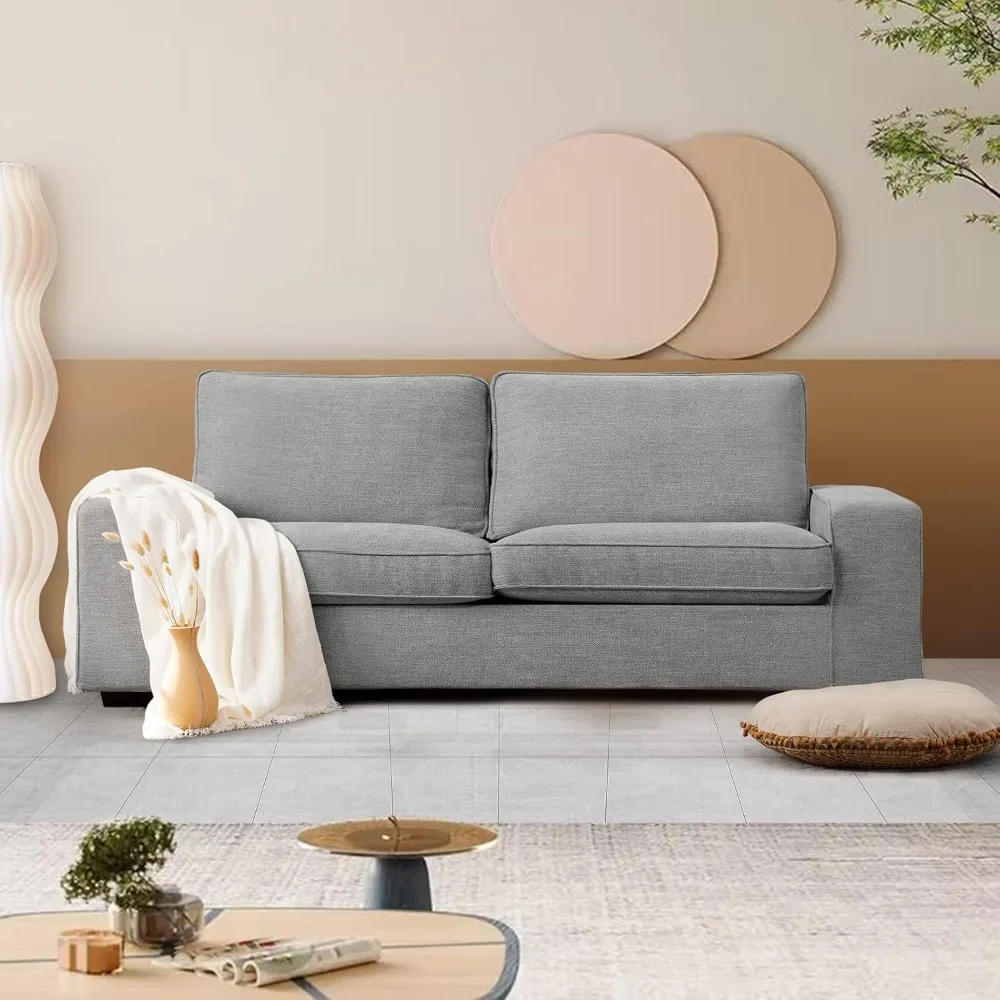 

Современные диваны и диваны из синели для гостиных с квадратными подлокотниками и съемными подушками с низкой спинкой