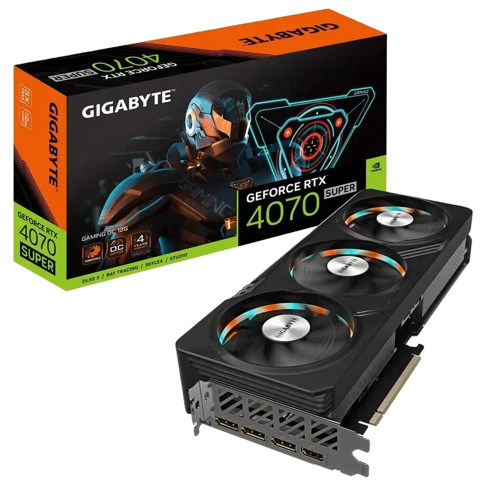 GIGABYTE GeForce RTX 4070 SUPER GAMING OC 12G Graphics Card