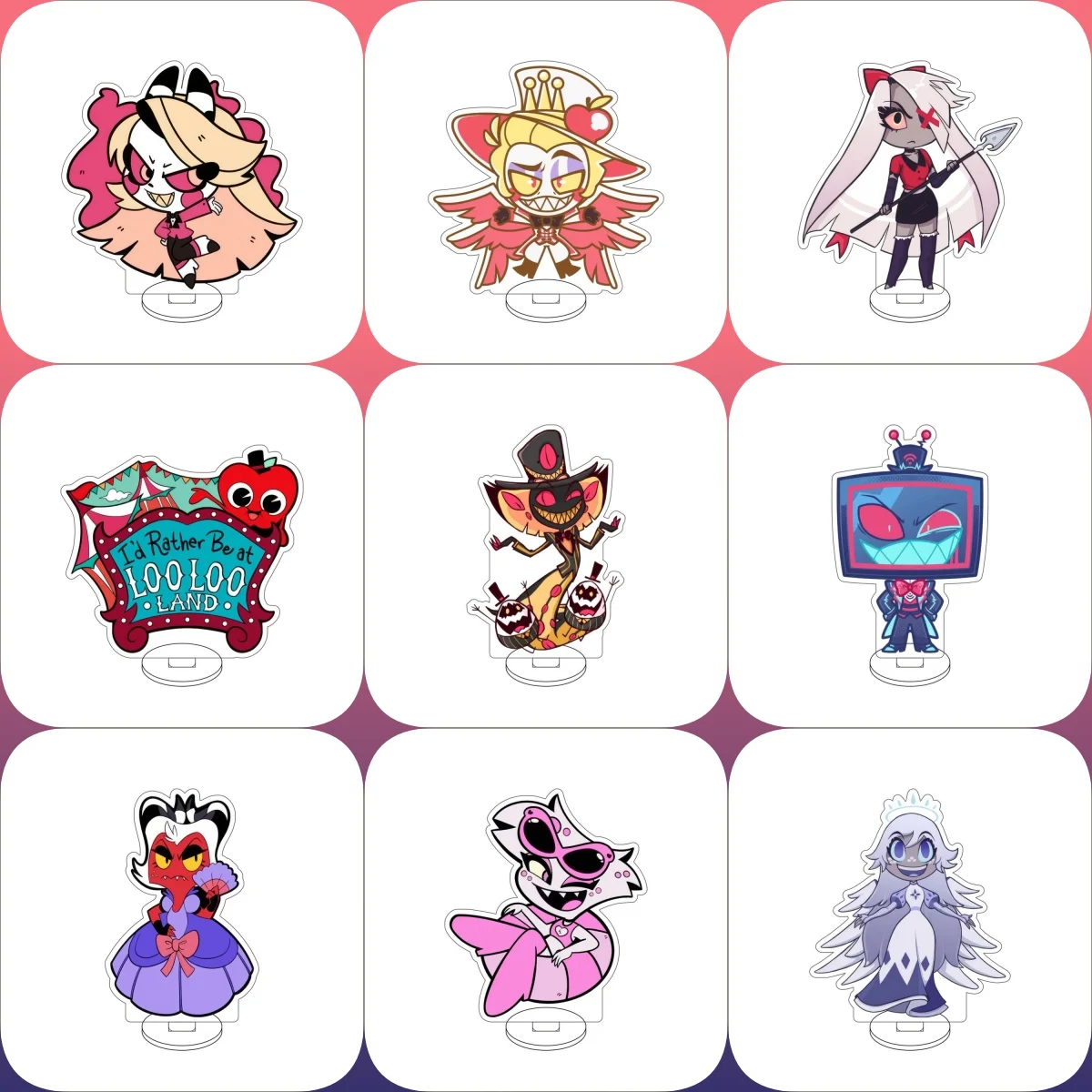 10CM Anime crime boos Acrylic Stand Model Characteristic art Characters Ornament Accessories Goods Collection Christmas Gifts