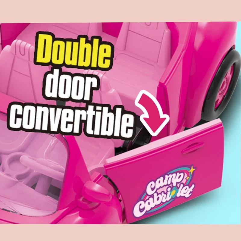 دمية 1/12 نزهة سيارة مجموعة دمية لتقوم بها بنفسك سيارة قابلة للتحويل أثاث مصغر نزهة الأزرق للفتيات التظاهر لعبة هدايا أعياد ميلاد للأطفال #5