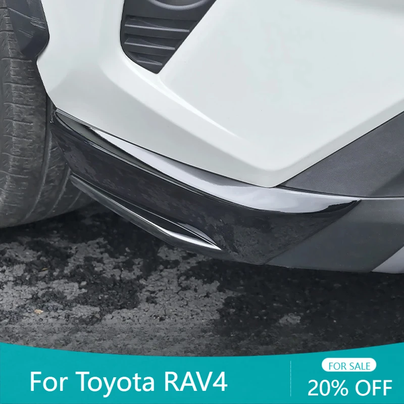 

For Toyota RAV4 2020-2025 Car Front Bumper Protector Guard Corner Anti Collision Bumper Corner Cover Exterior Accessories