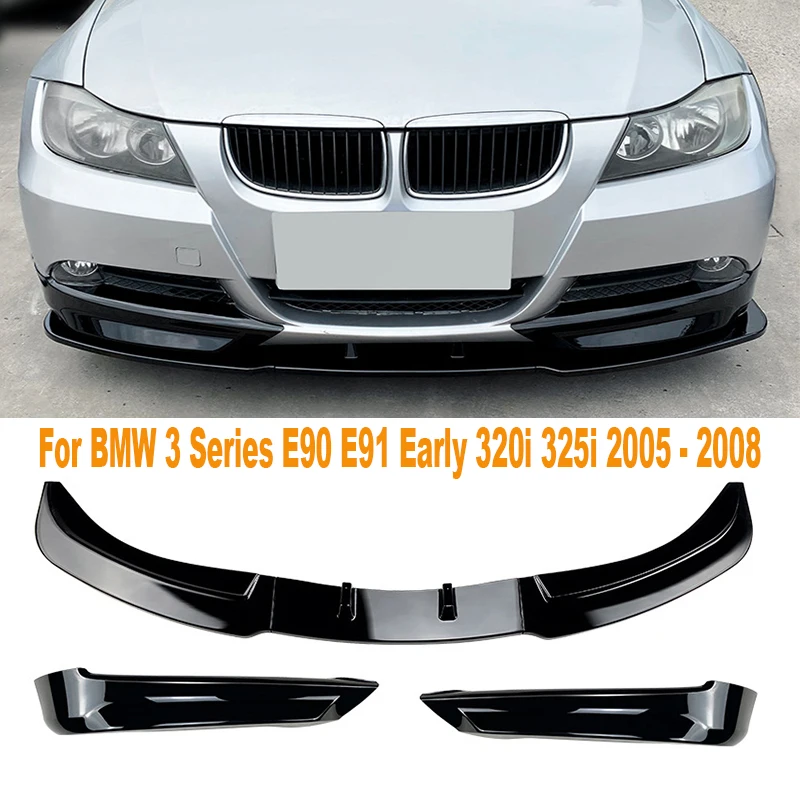 

For BMW 3 Series E90 E91 Early 320i 325i 2005 - 2008 Front Bumper Lip Splitter Diffuser Body Kit Spoiler Bumper Guard Protector