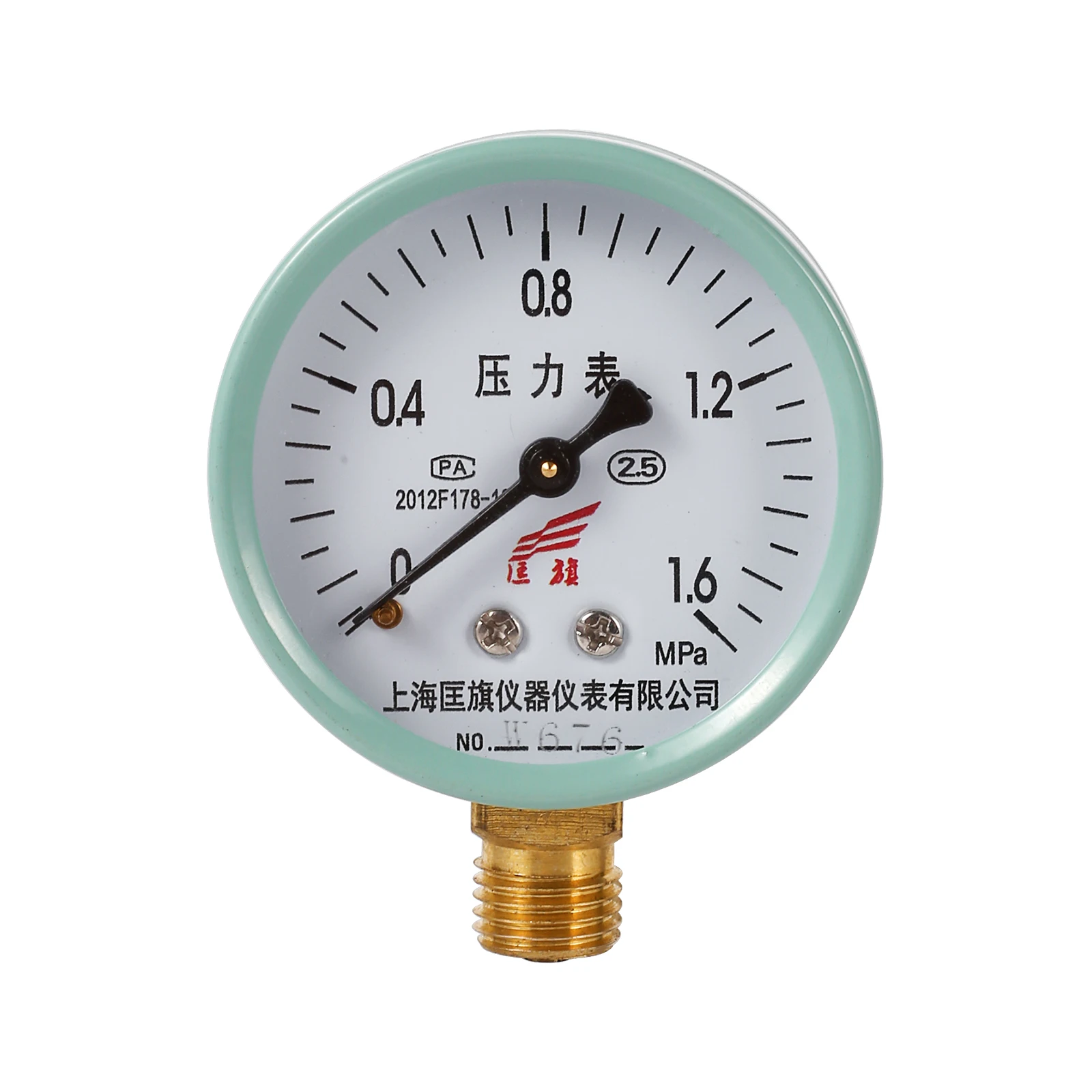 

Water Pressure Detection Gauge Universal Pressure Gauge 0~1.6mpa Water Pressure Gauge M14x1.5 Threaded Air Compressor