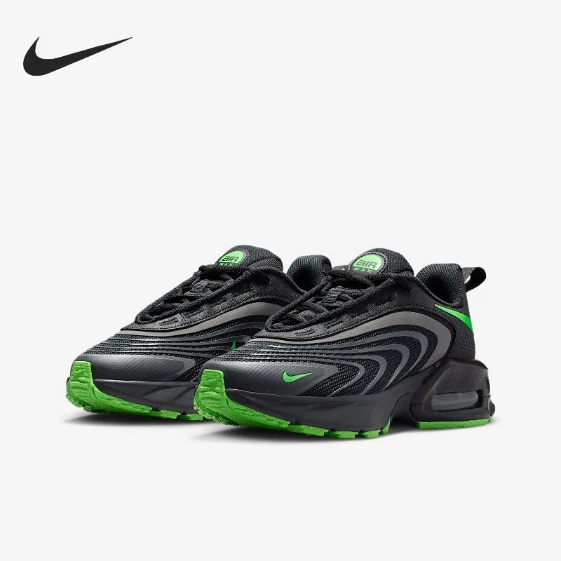 Nike Air Max Fire Sneakers, Max Air Cushion Mesh Synthetic Athletic Shoes For Youth IF2622-003