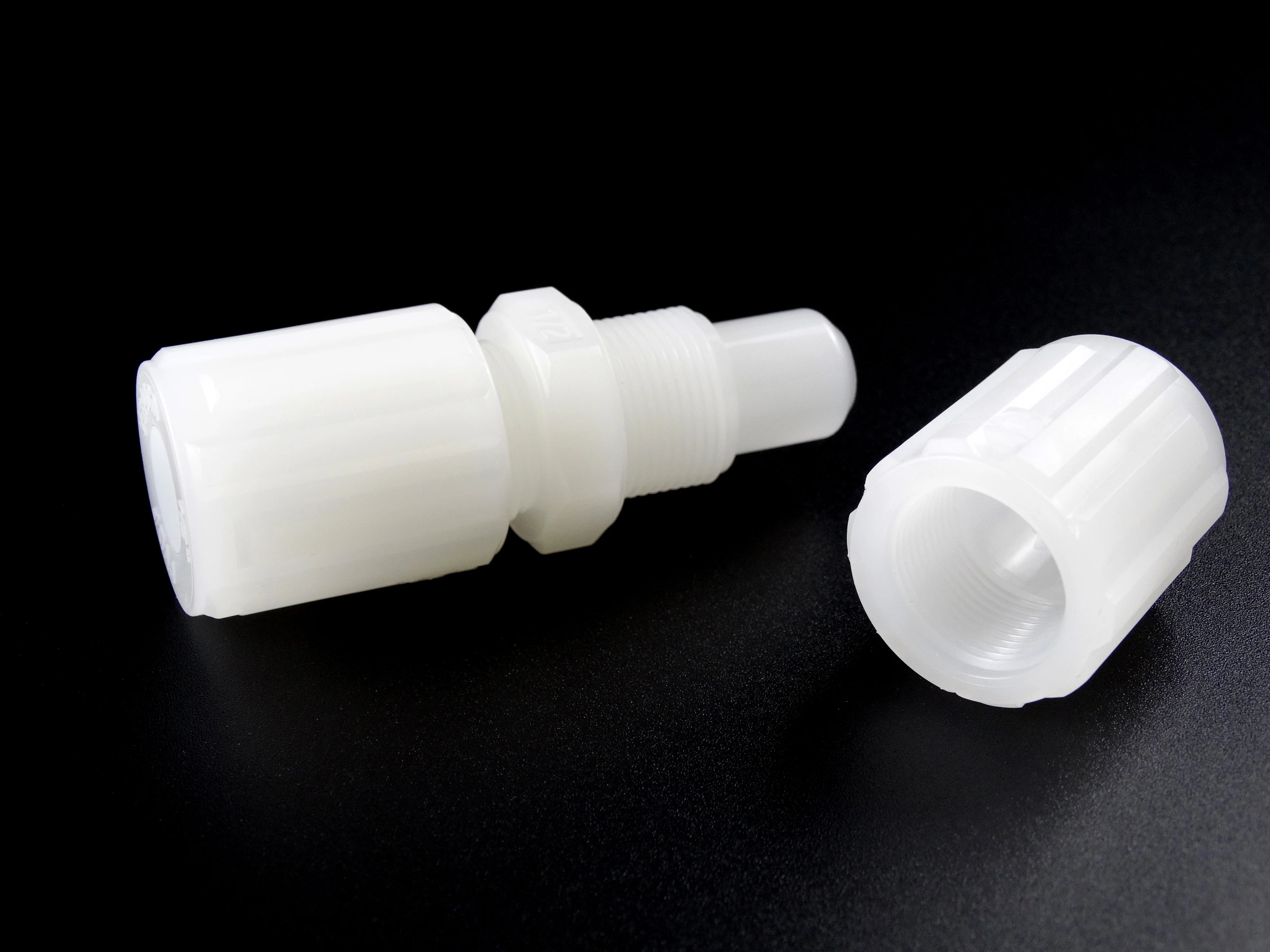High Quality Smooth Surface PVDF Flared Union Connector High Pressure Industrial Pipe Fitting for Use