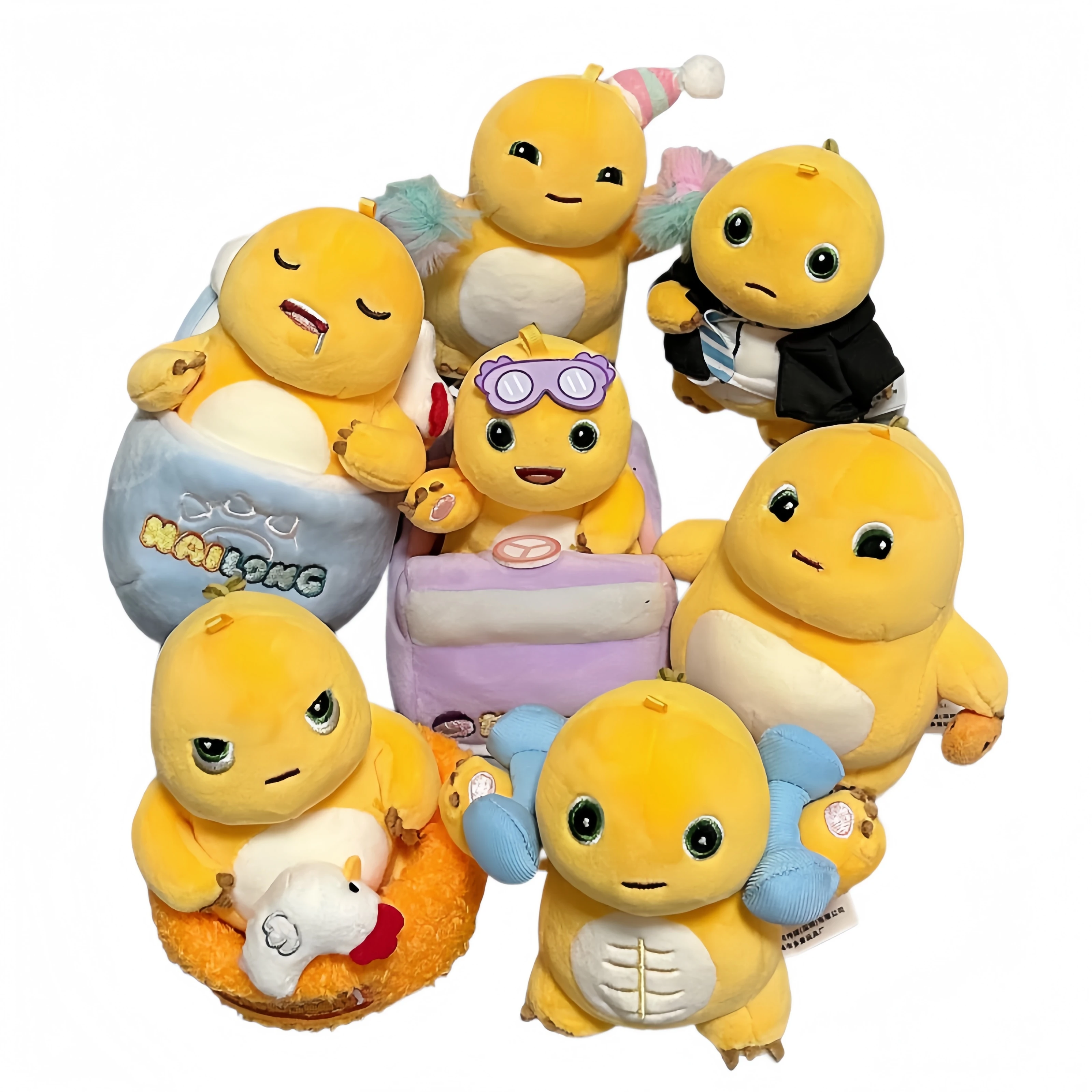 15cm Cute Nailong Kawaii Milk Dragon Doll Plush Toy Pillow Nailong Pendant Stuffed Doll Kids Birthday Holiday Gift