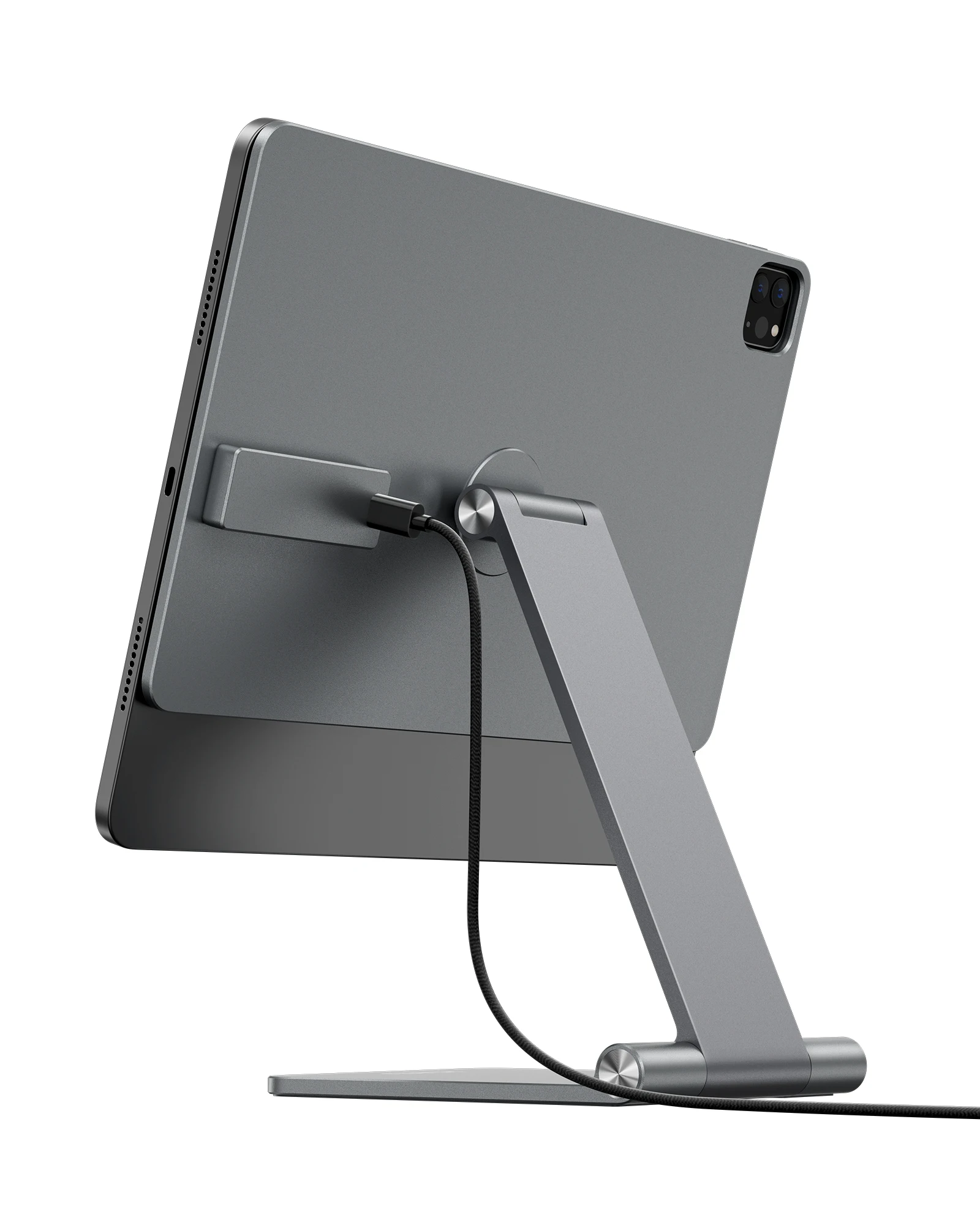 

KUXIU Foldable Magnetic Charging Stand For iPad Air 11/13 M2(2024),iPad Pro 11 inch 1st/2nd/3rd,12.9inch 3rd/4th/5th,Desk Stand