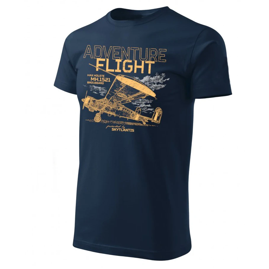 

Adventure Flight Aviation Theme T-Shirt New 100% Cotton O-Neck Short Sleeve Casual Mens T-shirt Size S-3XL