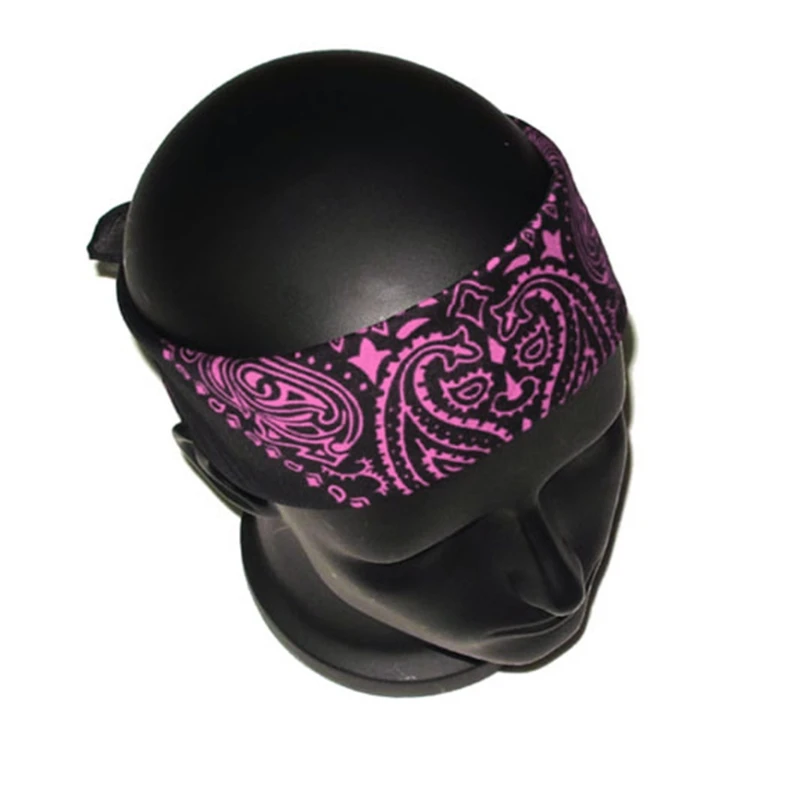 estilo paisley bandanas motocicleta máscara lenço quadrado lenço cowboy envoltórios