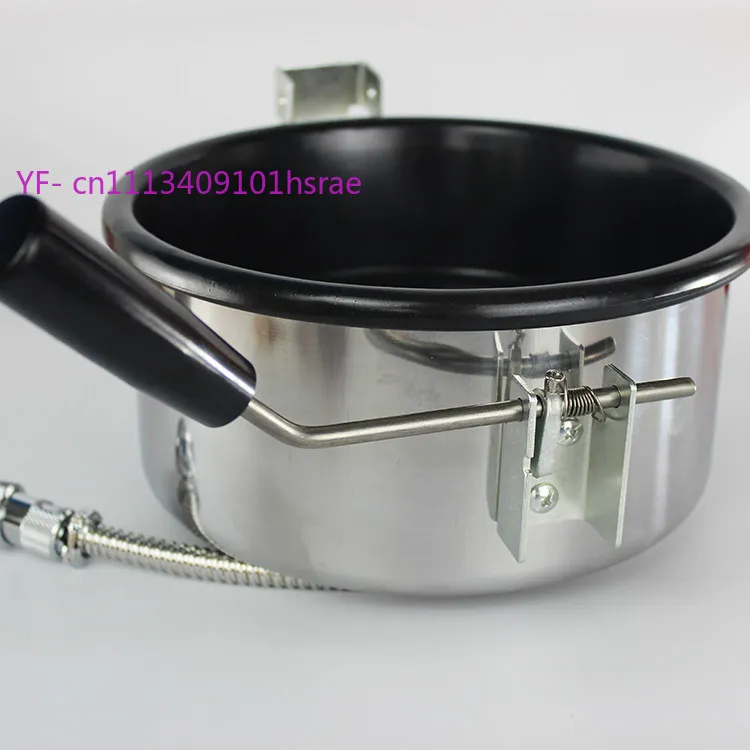 Commercial Popcorn Maker Inner Pot, 8 Ounce Nonstick Coating Kettle Replacement Parts for Huali Popcorn Popper