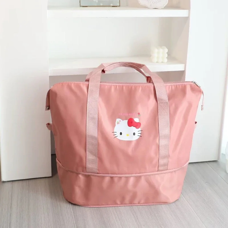 

KawaiiSanrio Anime Hello Kitty Kuromi Melody Pochacco Cinnamoroll HangYoDon Cute Cartoon Handbag Travel Fitness Storage Bag Gift