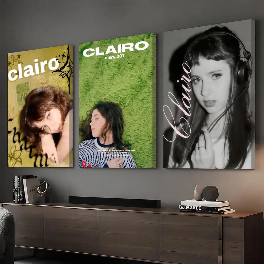 Singer C-Clairo Indie Style Framed Wall Painting HD Canvas Print Poster Wall Art | Optional Frame | Modern Hallway Decor