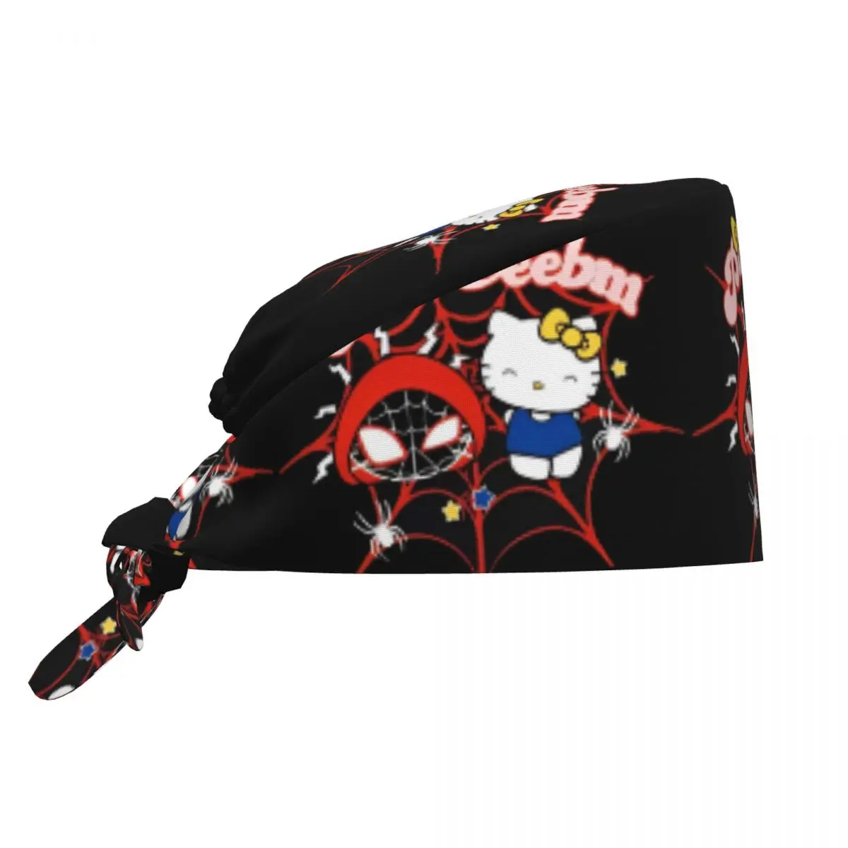 

Hello Kitty Человек-паук мультфильм лаборатор хирург хирургическая кепка для ухода за домашними животными медсестрая рабочая кепка шляпа классическая мужская и женская Скраб-шляпа