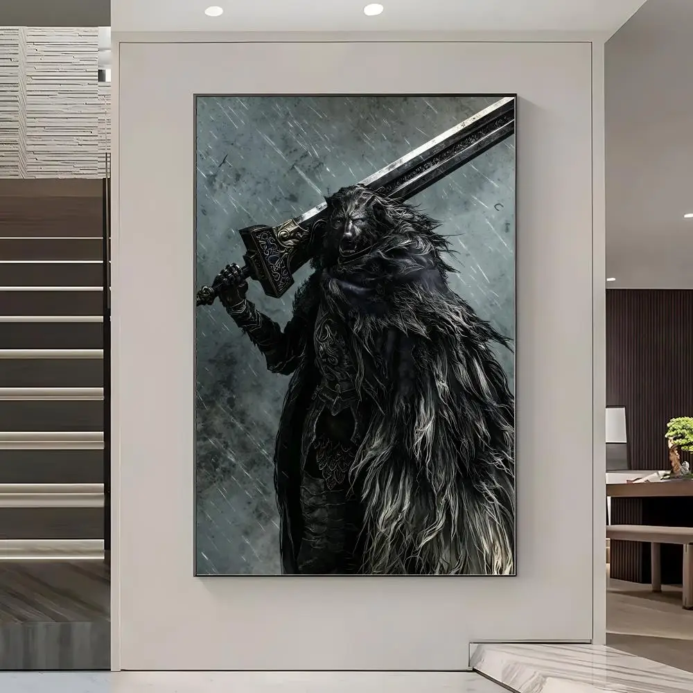 E-ELDENES Game RINGES Poster Poster Artistic Stylish Wall Art For Home Office Bathroom‌ Decor Living