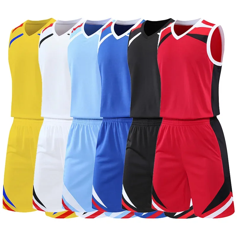 2pcs Set Men Summer Loose Fit Dry Fit Sport Tank Top Shorts Basketball Football Training Suit Outdoor Running Tracksuit PlusSize