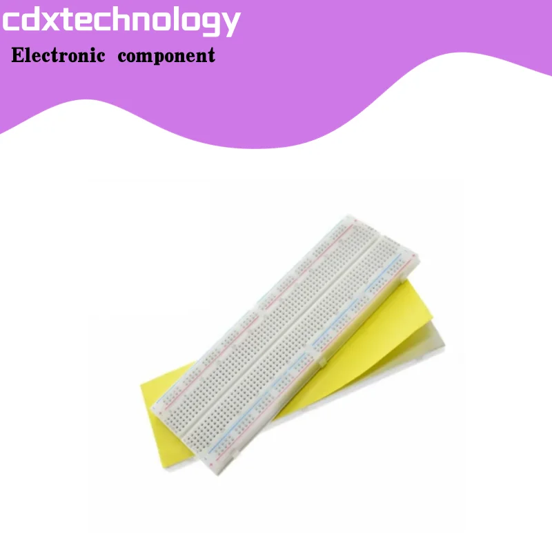 MB-102 Rode En Blauwe Draad Breadboard 830 Gat Breadboard Experimentele Verbindingsplaat 165 × 55 × 10Mm