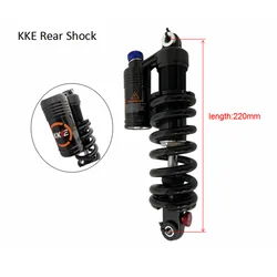 KKE 220mm 750lbs  Rear Shock Absorber Rear Suspension for Electric Mountain Bike / Bicycle/ eBike