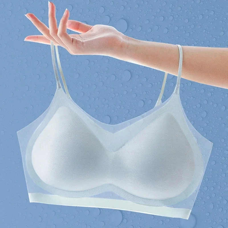 Women's Seamless Padded Push-Up Bra Non-Wire Underwear Breathable Sexy Lingerie for Small Chest Comfortable Bra Top image 5