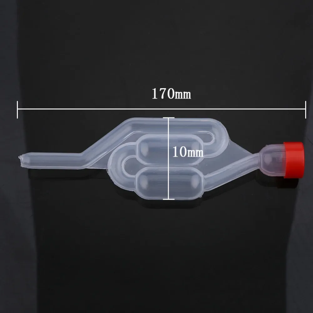 Air Lock Valve S-Shape Airlocks Fermentation Home Brewing Bubble Exhaust ECO-Friendly Beer Wine Stopper Fermenter Seal Valve