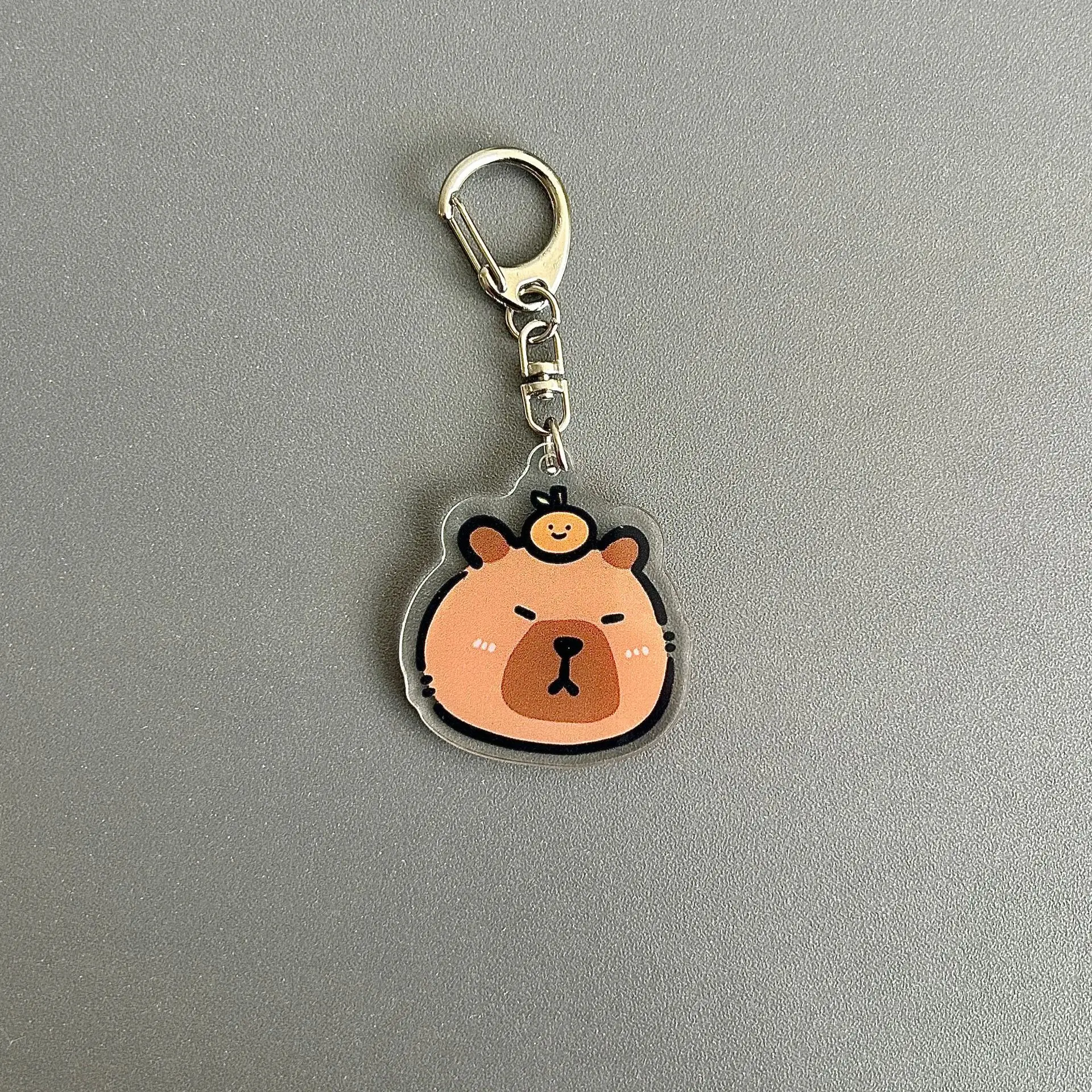 قلم رصاص أكريليك شعبي من Miniso حقيبة أقلام رصاص لطيفة على شكل رسوم كرتونية يابانية قلم رصاص صغير سلسلة مفاتيح للطلاب ديكور معلق