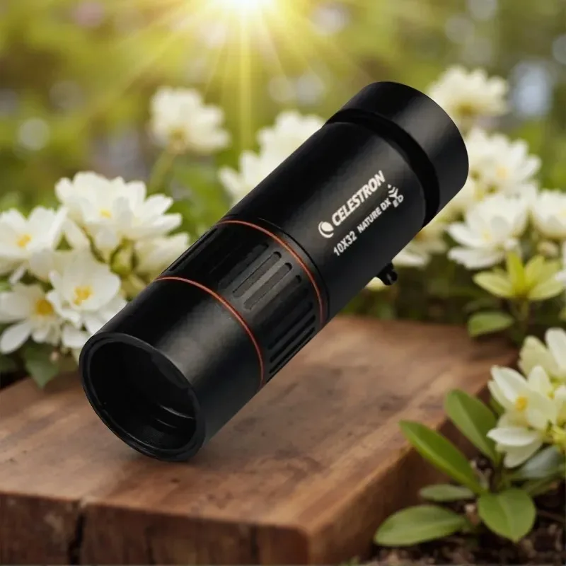 Celestron Nature DX 10x32 ED Monocular Extra Low Dispersion BAK4 Glass Phase Correction IPX7 Waterproof for Bird Watching