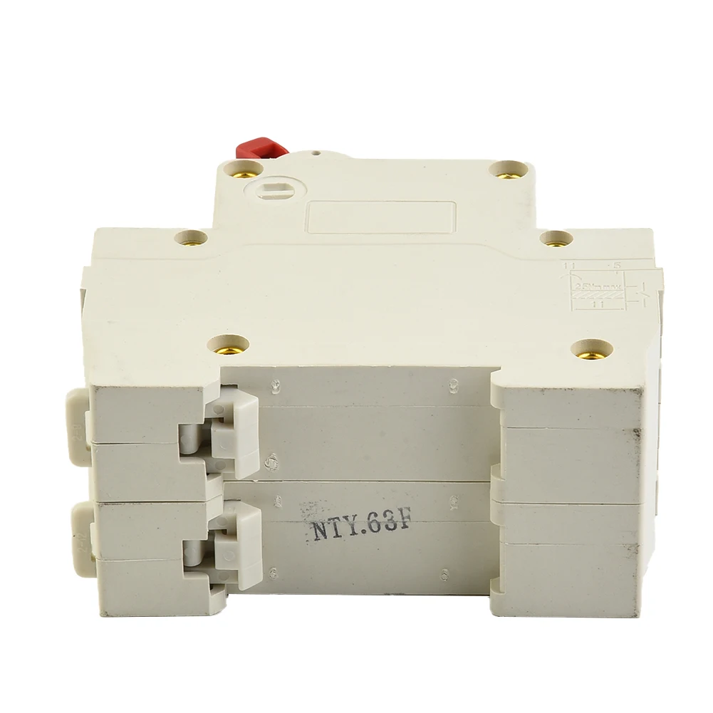 Breaker Circuit Breaker ABS Plastic PV 10 16 20 32 40 63 Amp DC500V 2 Pole Double MCB Solar Power Distribution