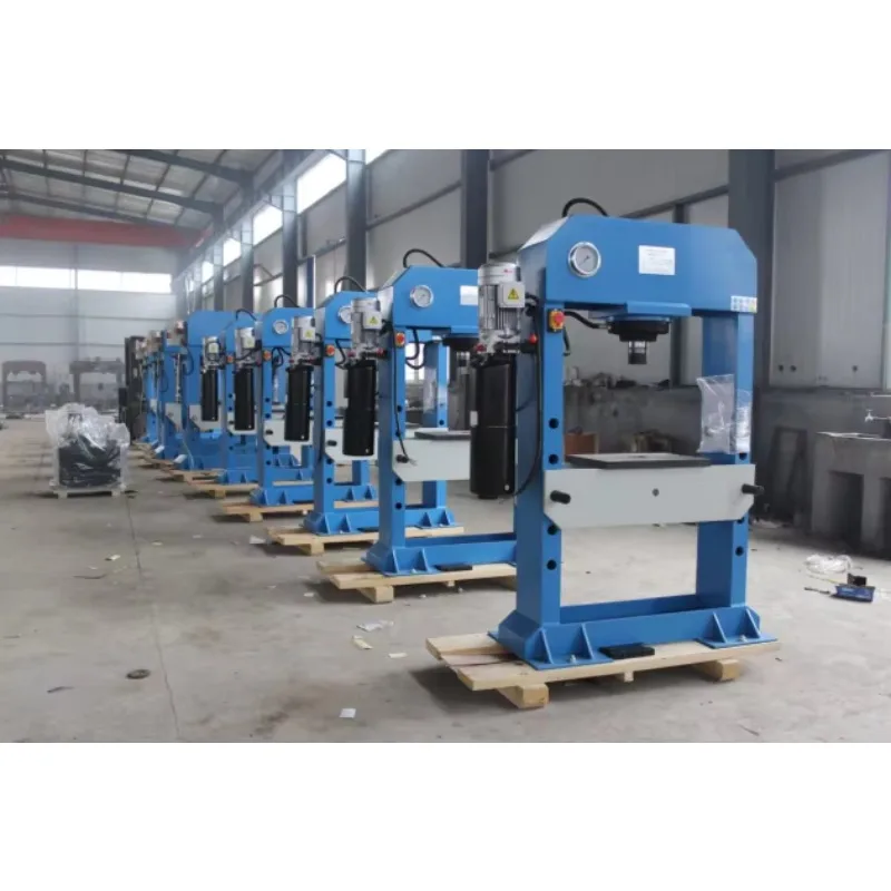High Accuracy 50T 100T Hydraulic Shop Press Machine with Gauge Precision Metal Stamping Press for Industrial Use
