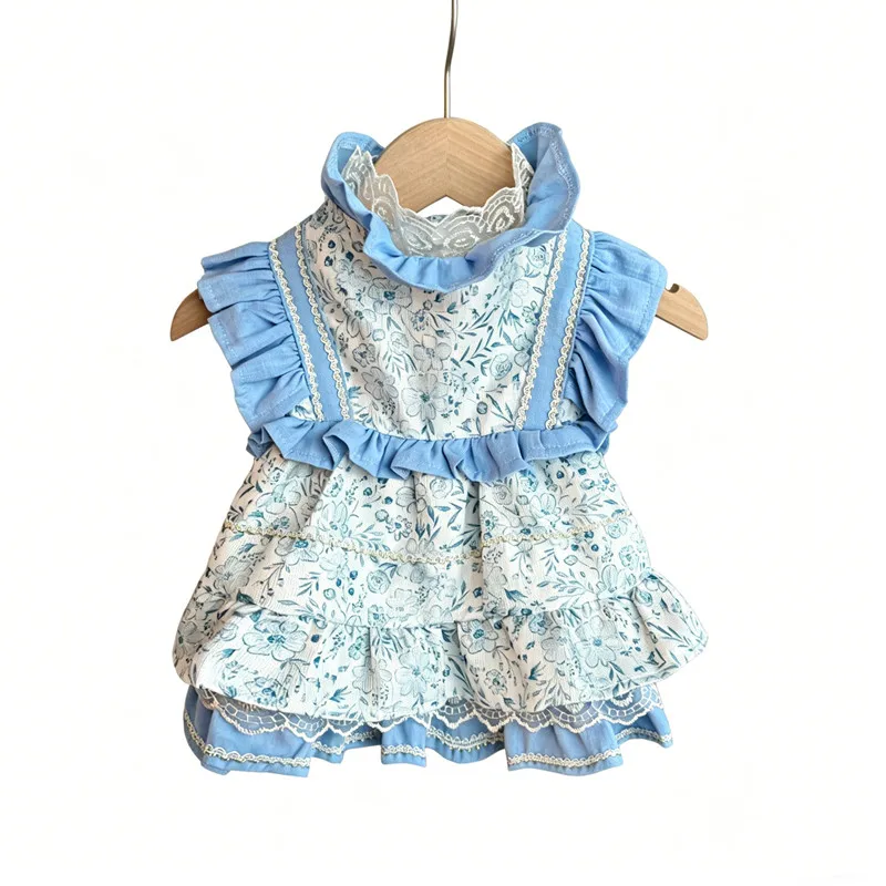 

Summer Dog Dress Cute Floral Pet Clothes Apparel Yorkie Shih Tzu Maltese Pomeranian Bichon Poodle Schnauzer Clothing Dog Costume